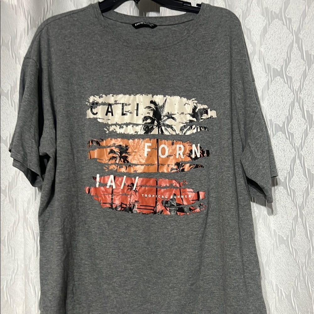 Gray California Graphic T-Shirt